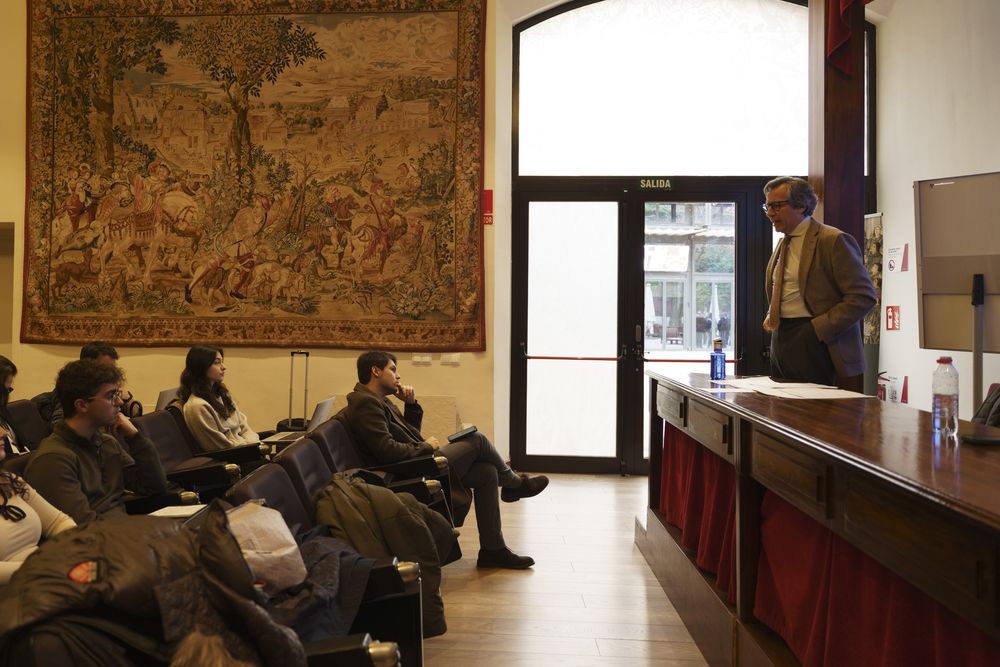 Sesión lectiva del máster en el Campus Madrid-Princesa de la Universidad Nebrija