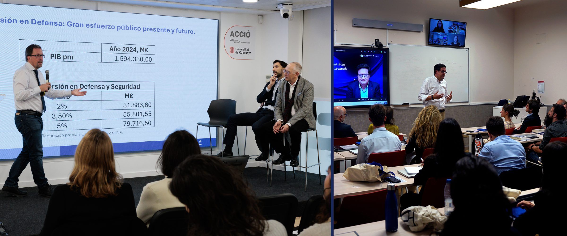Alumnos de AP institute en una sesión práctica