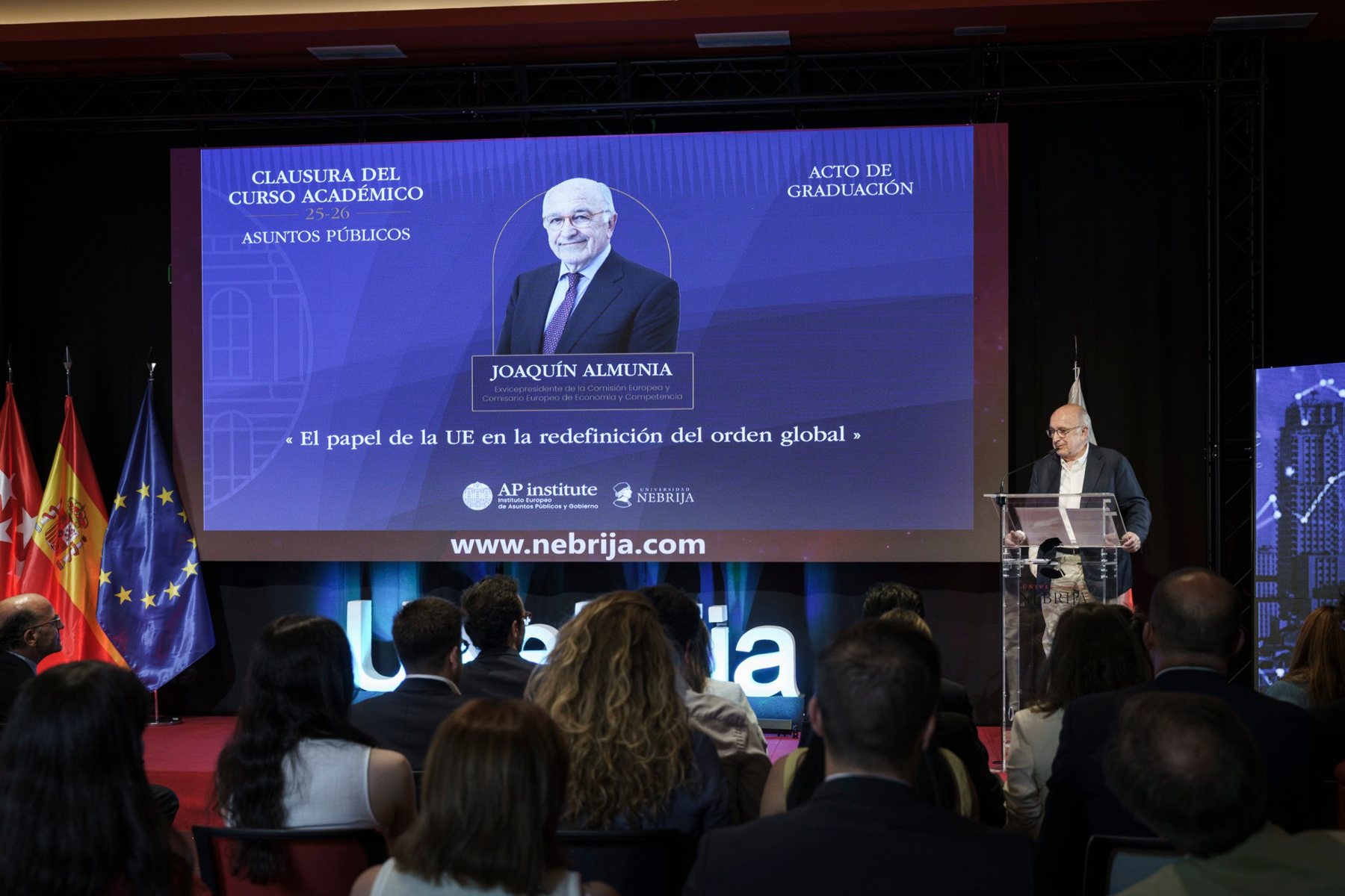 Clausura del curso 2025-2026 con Joaquín Almunia